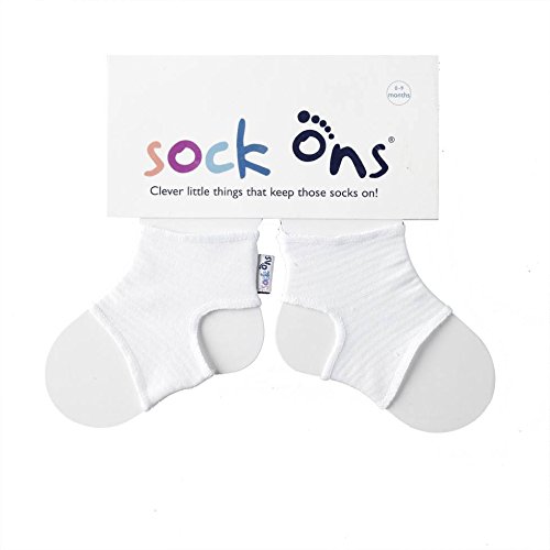 Sock Ons Socks - 6-12 Months, White