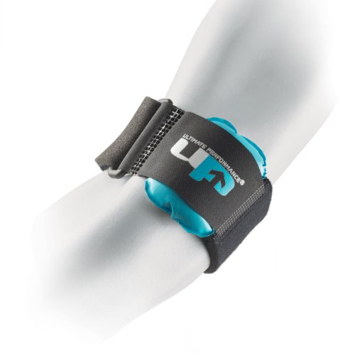 Ultimate Performance - All-Day Air Tennis, Cuscino di Supporto per Gomito, Taglia Unica, Colore: Nero