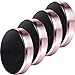 Price comparison product image Cute Magnetic Mount [4 Pack]. Flat Universal Phone Holder Stick on Car Dashboard, Wall. Strong Hands Free Kit for iPhone Xs/Xr/8s/8 plus/7s/6s, Samsung Galaxy S9+/S8/Note8, Sony, HTC [Rose Gold/Pink]