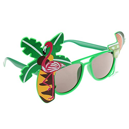 Gazechimp Hawaiische Sonnenbrille Brille Strandparty Kostüm Zufällige Farbe - 4