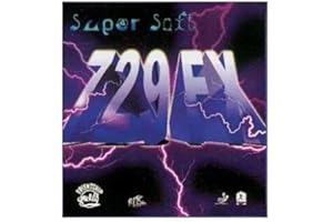 RINTALEN Friendship 729 FX Revêtement super doux de tennis de table, Red, 1.0mm