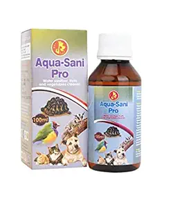 Pet Care International (PCI) Aqua-Sani Pro, Specially Designed Cleaner for Rabbit, Guinea Pig & Hamster Healthcare (100ml)