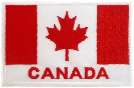 Canadian Flag Canuk Maple Leaf Embroidered Patch by Wonder Fullmoon