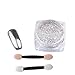 NALATI New Mirror Chrome Effect Nails Powder Silver 1g Box (Silver)