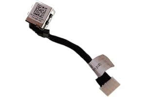 segoo DC Power Jack Harness Cable, 1.0 count, for Dell Latitude E7270 E7470, DC30100VI00 VCYYW 0VCYYW, Indoor, Hardware, 2 Conductors, Female Socket, Round, Replacement Charging Port