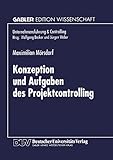 Image de Konzeption und Aufgaben des Projektcontrolling (Unternehmensführung & Controlling)