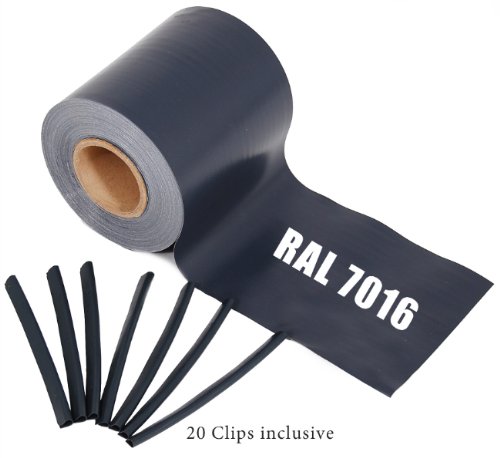 Sichtschutz Guch Nich für Doppelstabmatten, Blickdicht, Zaun, Zäune, Gartenzaun 35m RAL7016/anthrazit-grau - 3