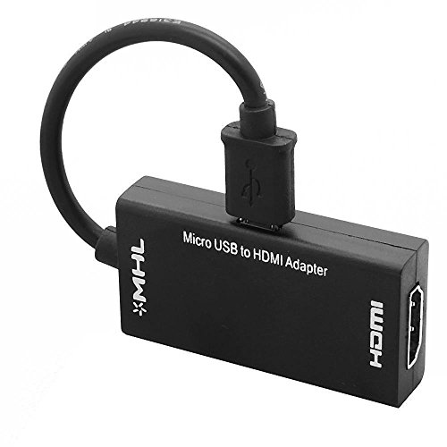 Pure² MHL Adapter FULL HD Kabel Micro USB auf HDMI Full HD 1080p HDTV – Adapter wie EIA2UHUN – passend für HTC ONE – Samsung Galaxy Note N7000 / i9220 / Galaxy S2 i9100 / LTE – HD LTE / Galaxy Nexus i9250 / i997 Infuse 4G / HTC Flyer / HTC Evo 3D / HTC ONE S & X / Sony Xperia und viele mehr… - 3