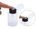 Leegoal(TM) 2 Pack Clear Refillable Liquid Push Down Alcohol Pumping Bottle Dispenser with Flip Top Cap Nail Art Acetone Polish Makeup Remover Manicure, 5.4 Oz