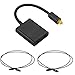 Produktbild Sienoc 2 WAY Quadratischer Umschalter Toslink Digital Optisches SPDIF Audio 1 x 2 Switcher für DVD, PS3, XBOX Konverter Schwarz mit 2 Fiber TosLink Kabel(SPDIF Audio 1 x 2 Splitter mit kabel)