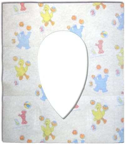 Sesame Street Potty Topper Disposable Stick-in-Place Toilet Seat Covers , 10-Count