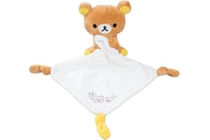 Pioupiou et Merveilles Rilakkuma - Rilakkuma Doudou Plat 20 * 20CM - Doudou Plat Kawaii pour Enfant - Produits dérivées de la célèbre Serie d'animations Japonaise Rilakkuma - 16446