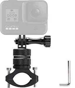 Yantralay Bike Bicycle Handlebar Mount for Go Pro Hero 10/9/8, 360 degree Rotatable Aluminium Bicycle Motorcycle Handlebar Mount Compatible Go Pro, SJCAM, Insta 360, DJI & Other Action Camera Accessories
