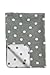 Meyco Baby Blanket 100% Cotton (75 x 100 cm, Dot Grey/ White)
