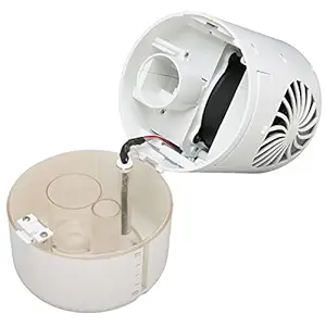 Mini Air Conditioner, Portable Low Noise Air Conditioner 100-240V Night Light Timing Function 500ml Water Tank for Hotel Room Office EU Plug