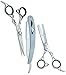 Hairdressing Barber Salon Scissors 6", Thinning Scissors 6", with Barber Shavette