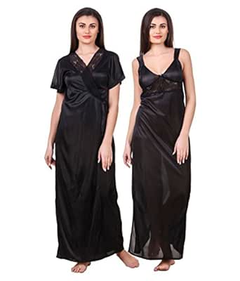black nighty gown