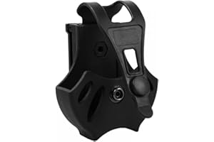 MiOYOOW Supporto per Manette, Custodia per Manette Resistente all'Usura con sgancio rapido per Cinture da 1,5 '' a 2,0 ''