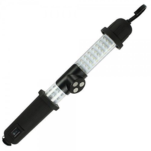KFZ PKW Auto AKKU Handlampe Stablampe Arbeitslampe Arbeitsleuchte Lampe Werkstattlampe Licht Lampe Leuchte 60LED inkl. Magnet mit Netzteil und KFZ-Ladekabel