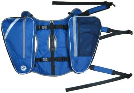 Petelligence Praxis Dog Backpack, Large, Blue