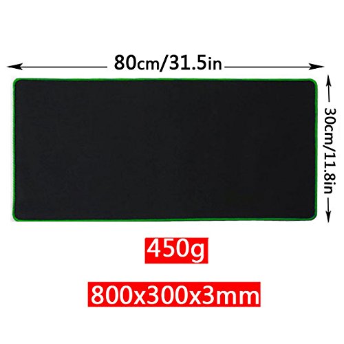YINGNEW Mousepad Groß Mauspads XXL für Gaming und Grafikdesign - Materialdicke 3mm - Perfekte Balance zwischen Reibung und Gleiten - Verbessert Präzision und Geschwindigkeit der Maus Pad Mat- Extragroße - Maße 80 x 30cm