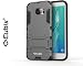 S7 EDGE Case, Cubix Robot Series Case Cover UV Coated Slim Hybrid Defender Bumper shock proof Case Armor Cover With Stand for Samsung Galaxy S7 EDGE (Grey) RS.599.00