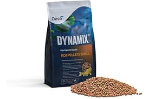 OASE Dynamix Koi Pellet Petit 1 L, Nourriture pour Poissons, Nourriture pour Poissons de Bassin sous Forme de pellets (3-4 mm), Alimentation équilibrée pour Koi jusqu'à 20 cm