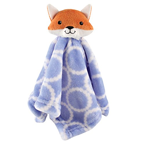 Hudson BabyVelboa Security Blanket, Blue Fox