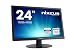 Produktbild nixeus Vue 61 cm 1920 x 1080 AMD freesync 144 Hz Gaming Monitor (adaptive-sync 30 Hz bis 144 Hz) schwarz schwarz 24" with Base Stand