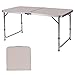 Produktbild COSTWAY Campingtisch 120x60x70cm Klapptisch Falttisch Gartentisch Koffertisch ALU 3-Fach höhenverstellbar
