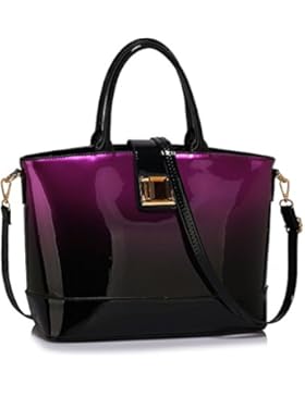 LeahWard Damen Kunstleder Qualitäts handtasche Frauen Mode lang Einkaufstasche Berühmtenart Qualität Taschen CWS00329