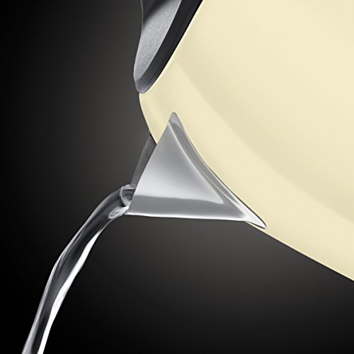 Russell Hobbs 20194-70 Colours Plus+ Classic Cream Kompakt-Wasserkocher, Schnellkochfunktion, Perfect-Pour-Ausgusstülle, 1 L, 2200 Watt, creme - 4