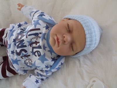 J. BEDTIME BOY BYS Weighted Reborn Doll Fake Baby Girls Childs Birthday Christmas Gift UK Seller made by Saxon Reborns.