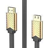 【Capacidad de datos de alta velocidad】 El cable HDMI de alta velocidad de Omars admite HDMI 2.0b incluyendo 18 Gbps, modo espejo y extendido, UltraHD 4K 2160p (hasta 60 Hz 4: 4: 4), HD 2K 1080p (hasta 240 Hz) , QHD 1440p (hasta 144 Hz), HDCP 2.2, color profundo de 48 bits, retorno de audio (ARC), audio Dolby TrueHD 7.1 y conexión en caliente.