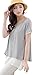 New style Nursing/Breastfeeding Long Summer Top,Grey,UK * M,L and XL * (Meduim)