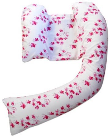 DreamGenii Nursing Pillow Cover (Pink Flowers)