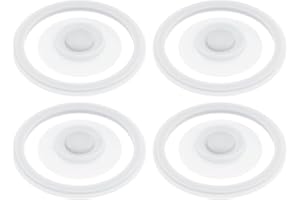 OYZOQ Tapa de Repuesto Compatible con SIGG WMB ONE (Tamaño Único), Juego de 4, Cierre a Prueba de Fugas, Para Botellas de Agua, Uso con Una Mano