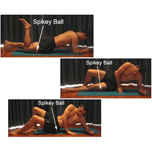 Massageball Self Massage,NuoYo 2 Spikey Ball Igelball Reflexzonen Massage Selbstmassage Fußmassage,Abbau von Stress und Schmerzen - 9