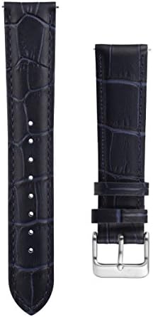 Men's Interchangeable Blue Alligator Leather 20mm Watch Strap - Fits Daniel Wellington, MVMT Watches