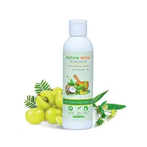 Nature Grow Bhringa Amla Hair Oil For Strong And Silk Hair-200ml