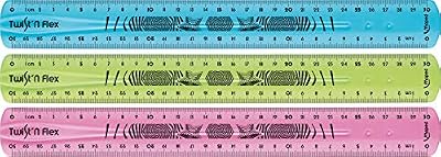Maped Règle MAPED Twist'n flex 30cm. couleurs assorties (bleu, vert, rose)