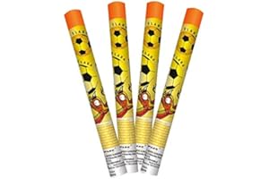 EISSTERNE.DE 4 pezzi fiaccola a mano Bengalo Pyro Rauch Torcia Lanzer mano Flare Party fuoco colore giallo