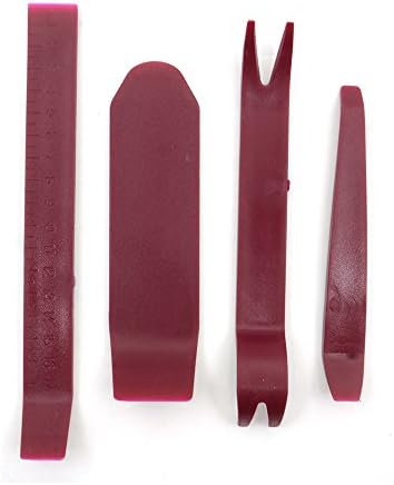 OBDSELL Auto Door Clip Panel Trim Removal Tool Kits for Car Dash Radio Audio Installer Pry Tool 4Pcs
