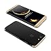 Price comparison product image OnePlus 5T Case Hard, ERLI 360 Protection 3 in 1 Combination Anti-Scratch PC Ultra-thin Shockproof case cover, Screen Protector for OnePlus 5T (Black + Gold)