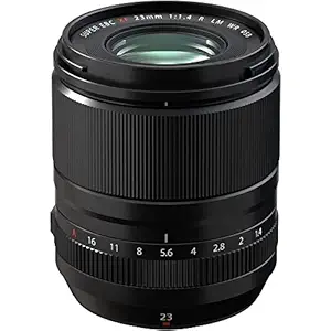 Fujifilm Fujinon XF 23mm F1.4 R LM WR Prime Lens - Black (Aperture Ring, Linear Motor, Weather Resistance)