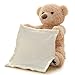 Produktbild Mooyii Peek A Boo Teddy Bear Stofftier Spielzeug Plüsch Bär mit Musik Spielen verstecken und tragen Kinder Ideal Geschenk für Kinder