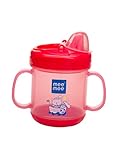 Mee Mee No Spill Sipper Cup with Double Handle,180ml (Pink)