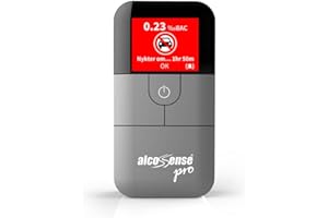 AlcoSense Pro Fuel Cell Breathalyser - Police-Grade Sensor for Precision Accuracy - Auto Express Recommended & Sunday Times 5 Star Rated - CE Approved Breathalyzer - Alcohol Tester Designed in the UK