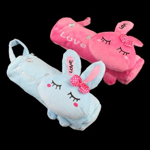 Women Girls Cute Cartoon Love Rabbit Pencil Box Case