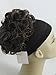 CURLY SCRUNCHIES BUN HAIRPIECE PONYTAIL UP DO HAIR EXTENSION SCRUNCHY (Medium Brown #6)
